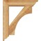 Ekena Millwork Westlake Traditional Rough Sawn Bracket w/ Offset Brace, Western Red Cedar, 6"W x 24"D x 28"H BKT0604X24X28WTL01RWR - alternate 2